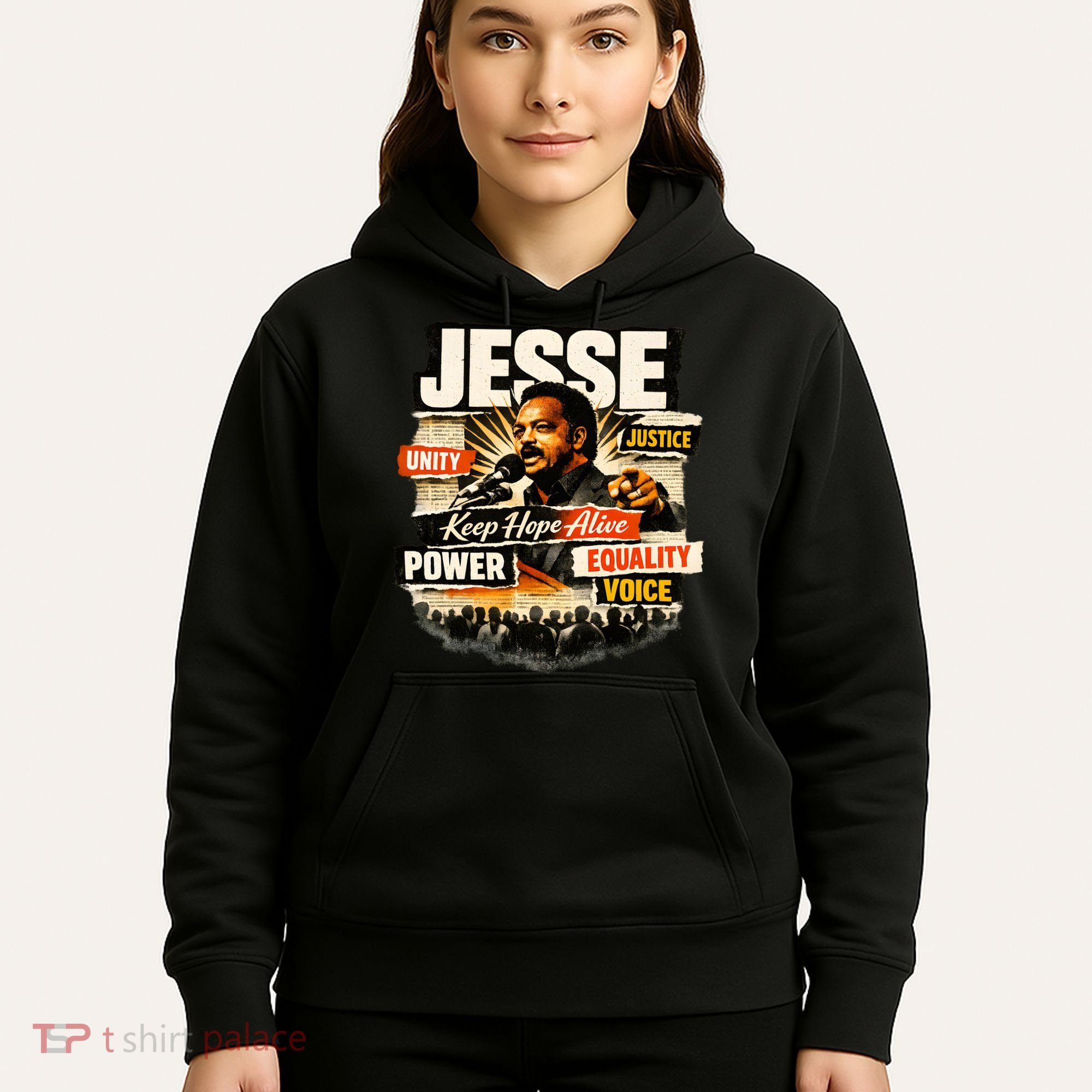 JESSE JACKSON KEEP HOPE ALIVE COLLAGE Hoodie