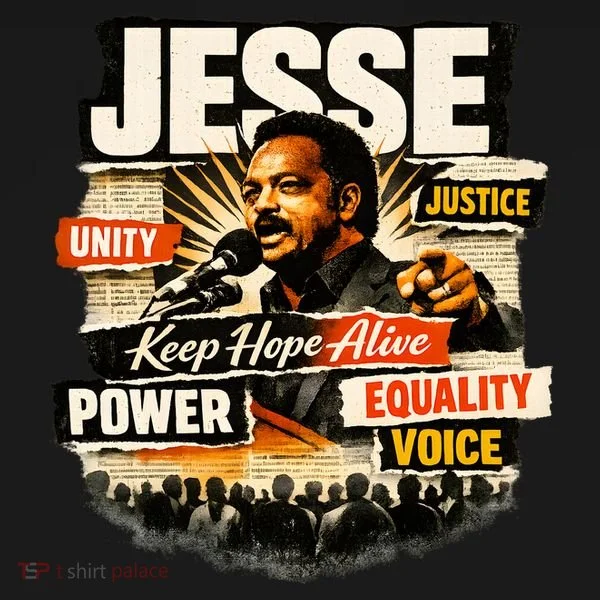 JESSE JACKSON KEEP HOPE ALIVE COLLAGE Bucket Hat
