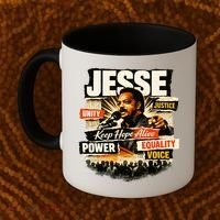 JESSE JACKSON KEEP HOPE ALIVE COLLAGE Coffee Mug thumb 2