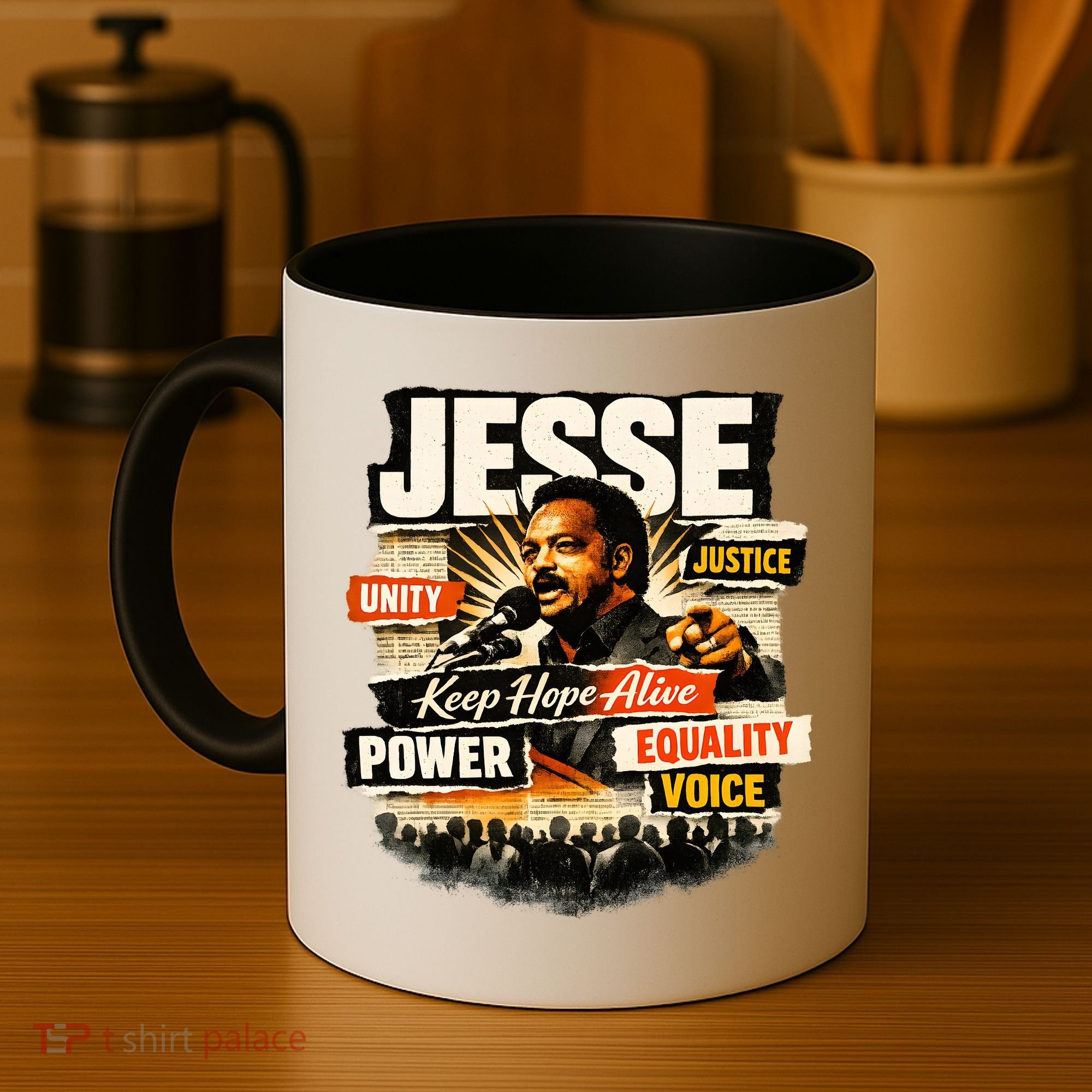 JESSE JACKSON KEEP HOPE ALIVE COLLAGE Coffee Mug