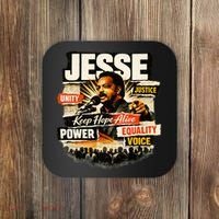 JESSE JACKSON KEEP HOPE ALIVE COLLAGE Coaster thumb 0