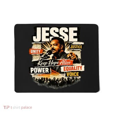 JESSE JACKSON KEEP HOPE ALIVE COLLAGE Mousepad