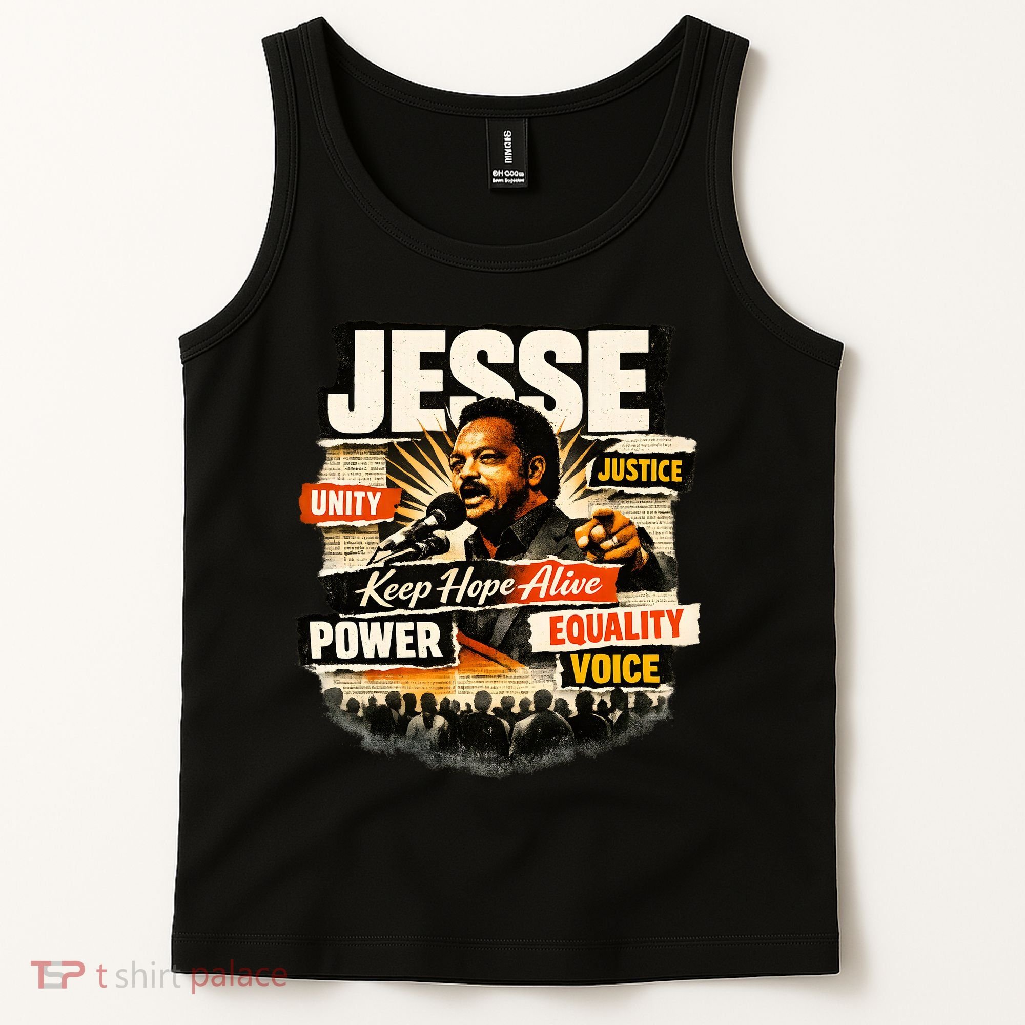 JESSE JACKSON KEEP HOPE ALIVE COLLAGE Tank Top