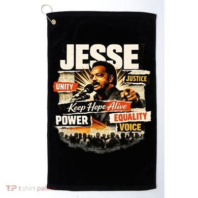 JESSE JACKSON KEEP HOPE ALIVE COLLAGE Golf Towel