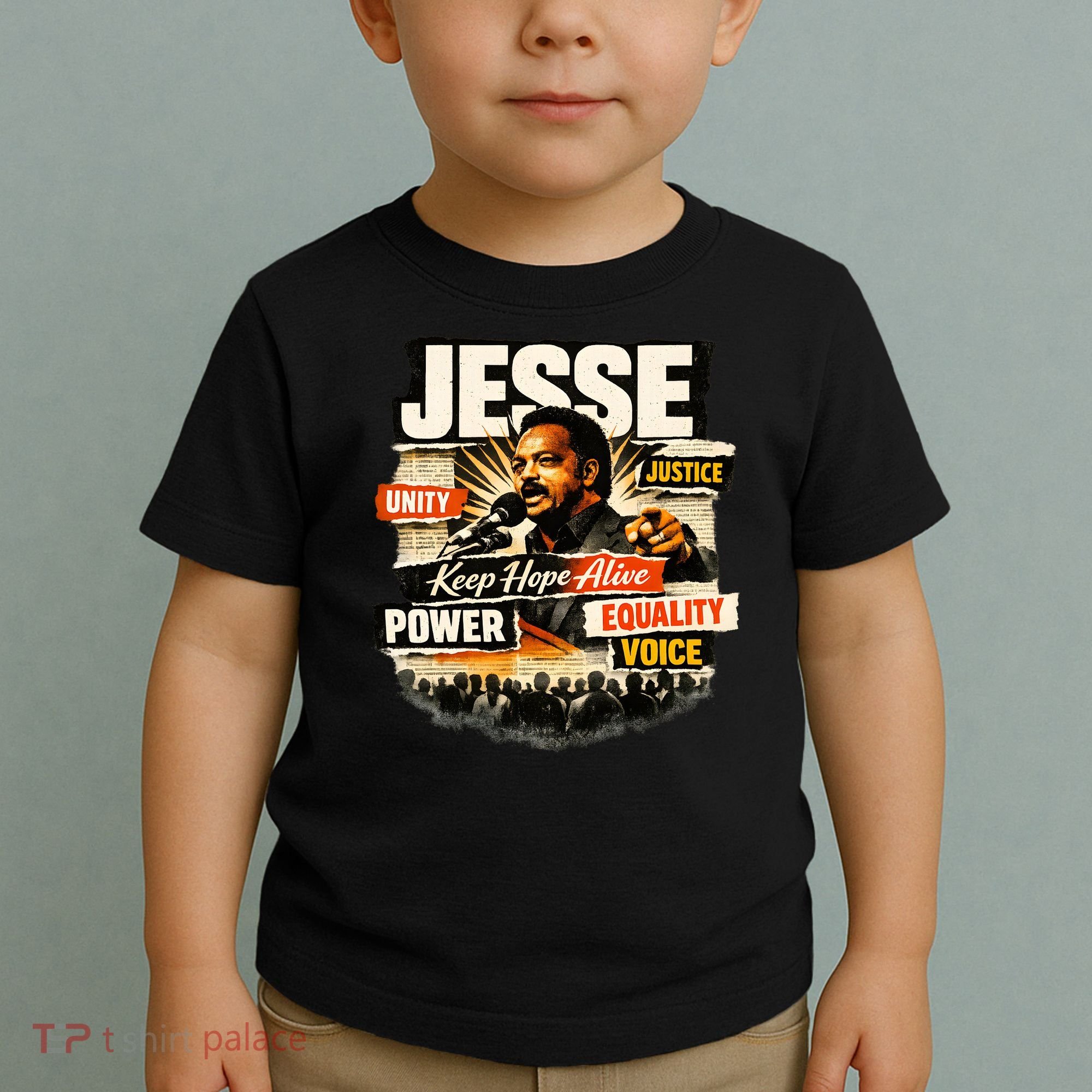 JESSE JACKSON KEEP HOPE ALIVE COLLAGE Toddler T-Shirt