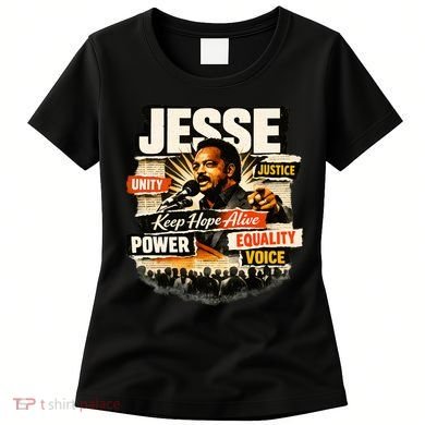 JESSE JACKSON KEEP HOPE ALIVE COLLAGE Women's T-Shirt