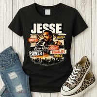 JESSE JACKSON KEEP HOPE ALIVE COLLAGE Women's T-Shirt thumb 3