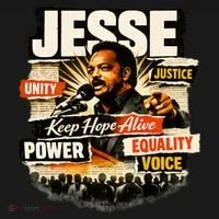 JESSE JACKSON KEEP HOPE ALIVE COLLAGE Women's T-Shirt thumb 6