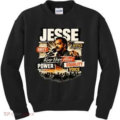 JESSE JACKSON KEEP HOPE ALIVE COLLAGE Kids Sweatshirt