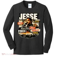 JESSE JACKSON KEEP HOPE ALIVE COLLAGE Kids Long Sleeve Shirt thumb 0