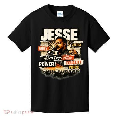 JESSE JACKSON KEEP HOPE ALIVE COLLAGE Kids T-Shirt