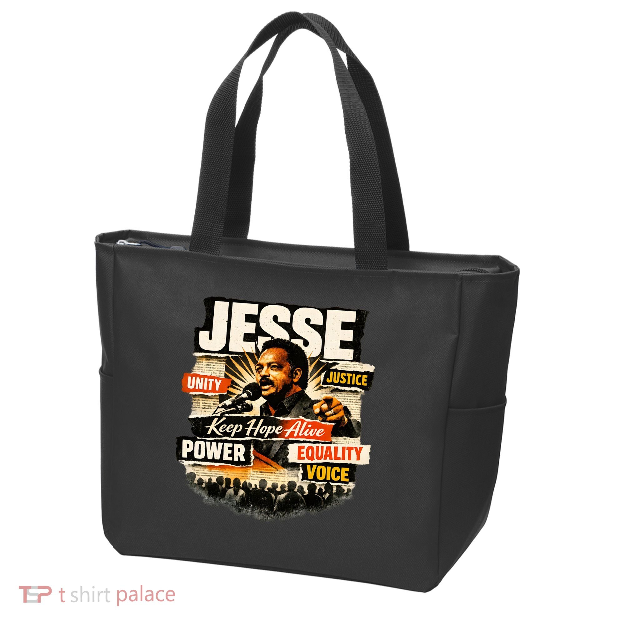 JESSE JACKSON KEEP HOPE ALIVE COLLAGE Tote Bag
