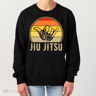 Jiu Jitsu Lets Roll Hand Sign Funny Women's Sweatshirt