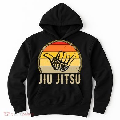 Jiu Jitsu Lets Roll Hand Sign Funny Hoodie