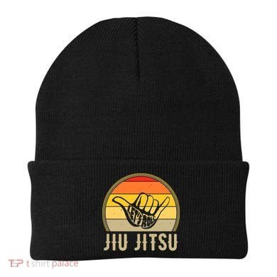 Jiu Jitsu Lets Roll Hand Sign Funny Beanie