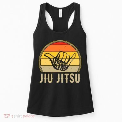 Jiu Jitsu Lets Roll Hand Sign Funny Women's Tank Top