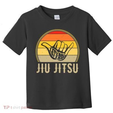 Jiu Jitsu Lets Roll Hand Sign Funny Toddler T-Shirt