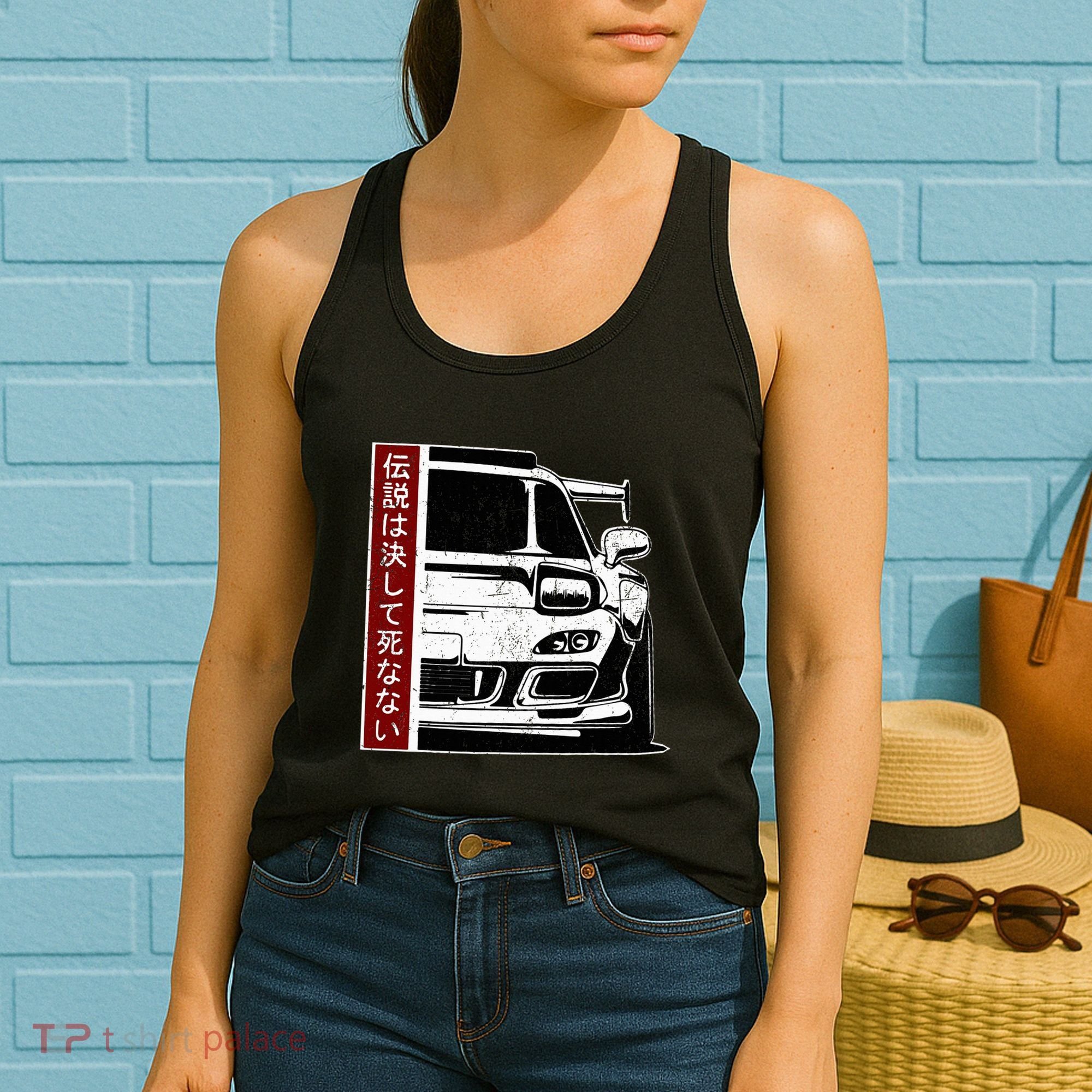 Jdm Japan Motorsport Tuning Car Legend 90s Women's Tank Top
