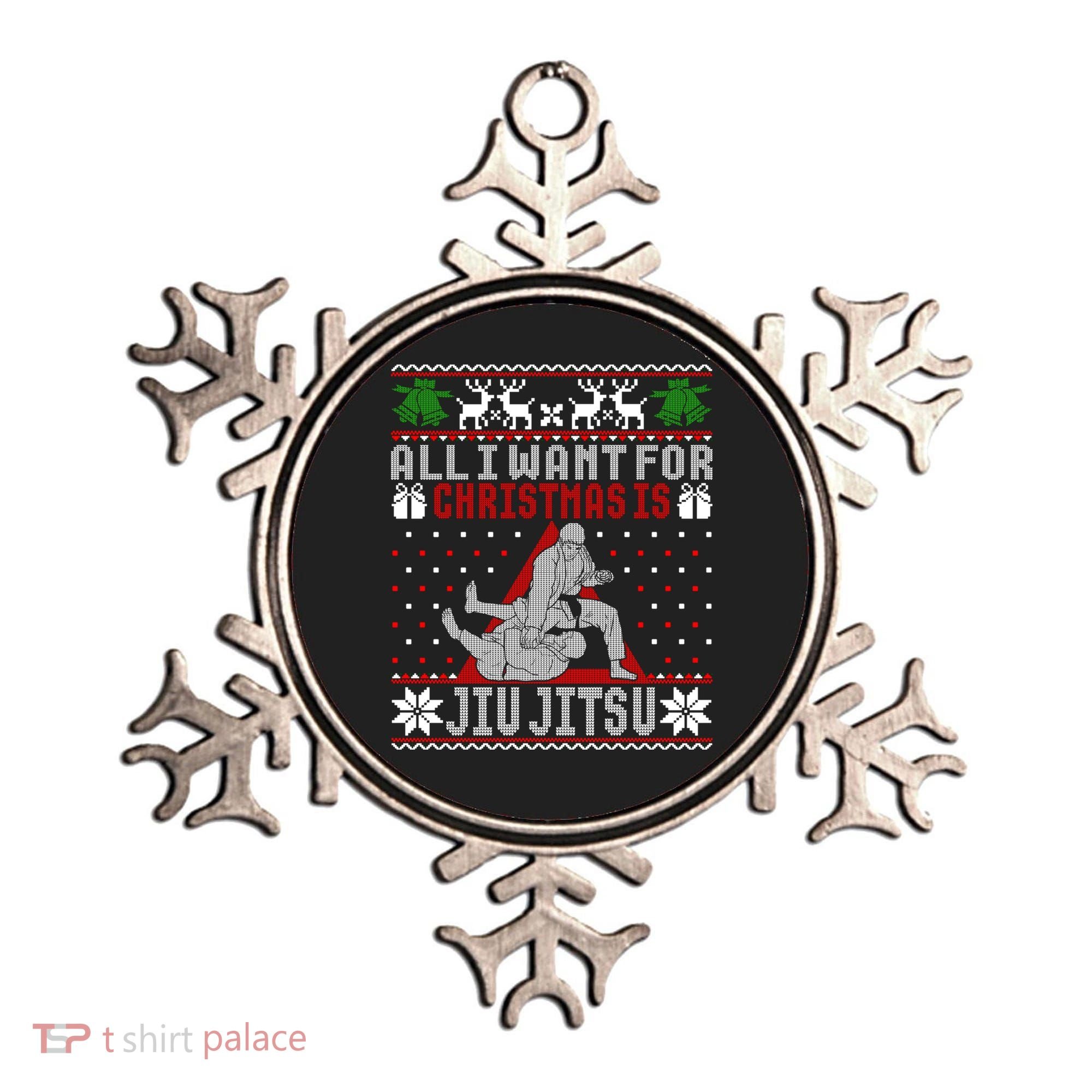 Jiu Jitsu Mma Bjj Ugly Christmas Xmas Gift Sweater Gift Ornament