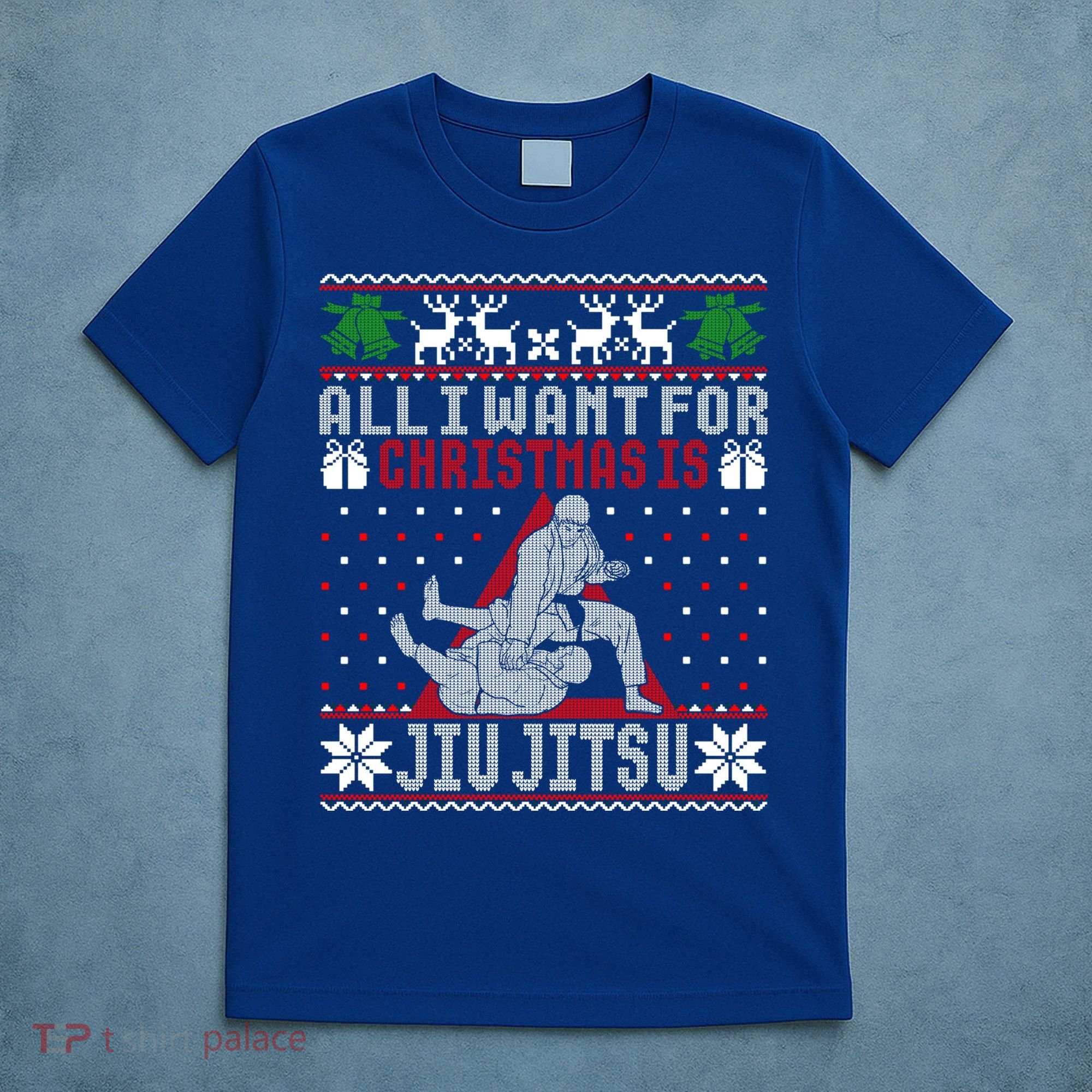 Jiu Jitsu Mma Bjj Ugly Christmas Xmas Gift Sweater Gift T-Shirt