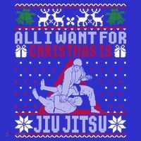 Jiu Jitsu Mma Bjj Ugly Christmas Xmas Gift Sweater Gift T-Shirt thumb 7