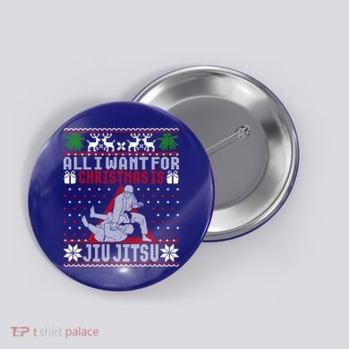 Jiu Jitsu Mma Bjj Ugly Christmas Xmas Gift Sweater Gift Button