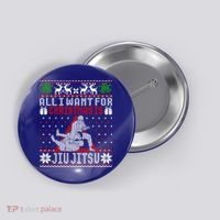 Jiu Jitsu Mma Bjj Ugly Christmas Xmas Gift Sweater Gift Button thumb 0