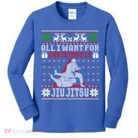 Jiu Jitsu Mma Bjj Ugly Christmas Xmas Gift Sweater Gift Kids Long Sleeve Shirt thumb 0