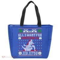 Jiu Jitsu Mma Bjj Ugly Christmas Xmas Gift Sweater Gift Tote Bag thumb 0