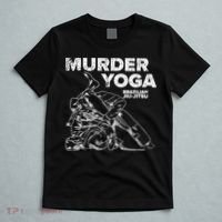 Jiu Jitsu Murder Yoga Vintage Sunset Funny Brazilian T-Shirt thumb 5