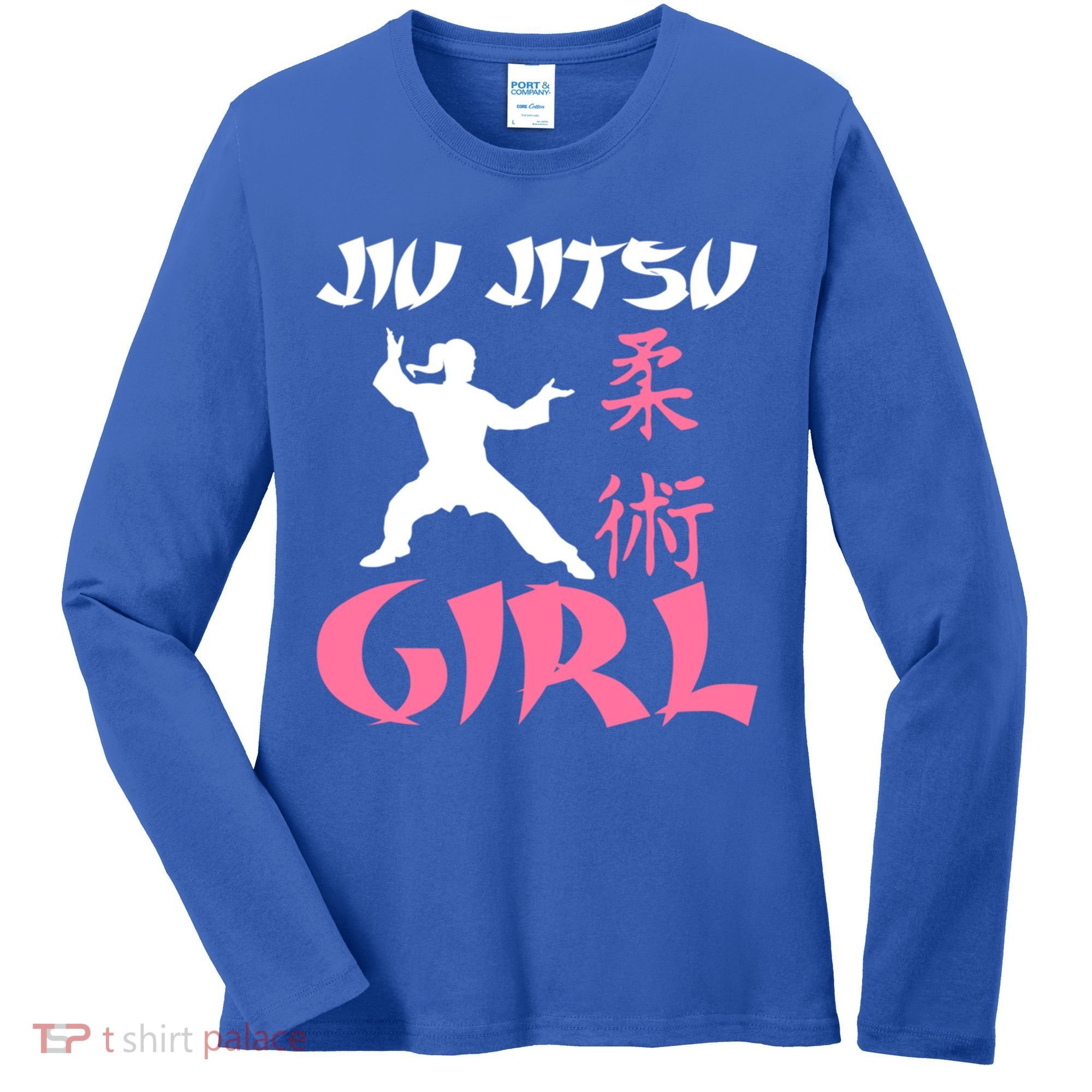Jiu Jitsu Mixed Martial Arts Fighter Fighting Cute Gift Women's Long Sleeve Shirt