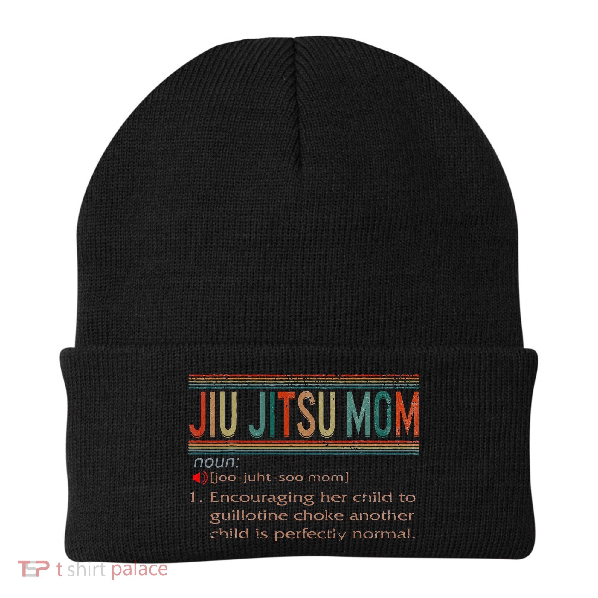Jiu Jitsu Mom Definition BJJ MMA Jujitsu Martial Beanie