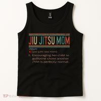 Jiu Jitsu Mom Definition BJJ MMA Jujitsu Martial Tank Top thumb 2