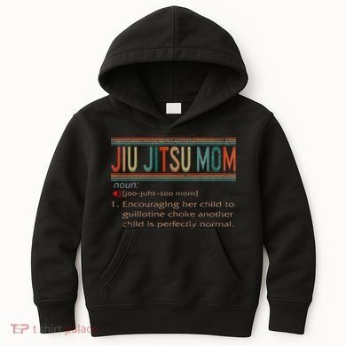 Jiu Jitsu Mom Definition BJJ MMA Jujitsu Martial Kids Hoodie