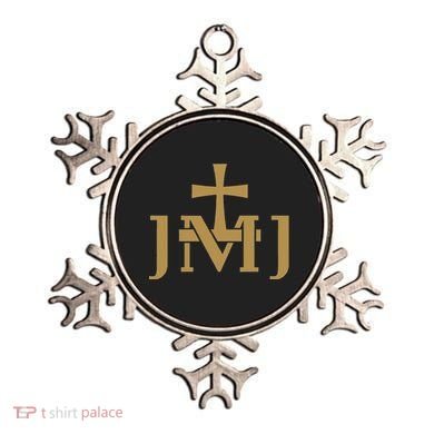 Jmj Jesus Mary Saint Joseph Insignia Catholic Ornament