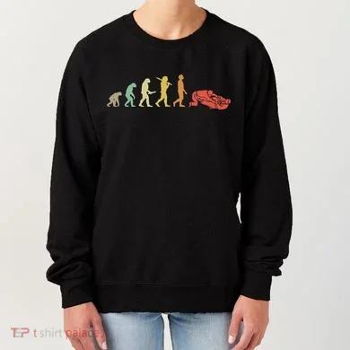 Jiu Jitsu Practitioners Gift Ideas Retro Jiu Jitsu Evolution Women's Sweatshirt