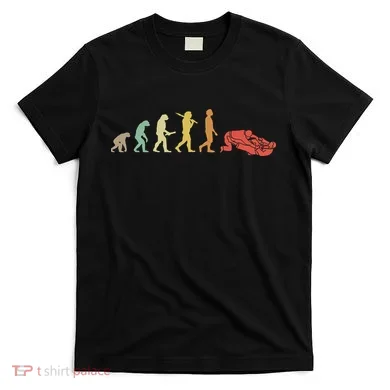 Jiu Jitsu Practitioners Gift Ideas Retro Jiu Jitsu Evolution  T-Shirt