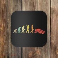 Jiu Jitsu Practitioners Gift Ideas Retro Jiu Jitsu Evolution  Coaster thumb 0