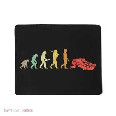 Jiu Jitsu Practitioners Gift Ideas Retro Jiu Jitsu Evolution  Mousepad