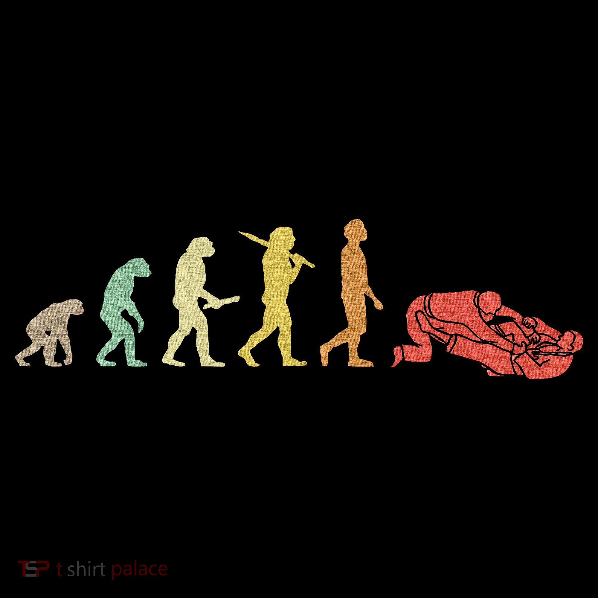 Jiu Jitsu Practitioners Gift Ideas Retro Jiu Jitsu Evolution  Women's Tank Top