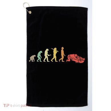 Jiu Jitsu Practitioners Gift Ideas Retro Jiu Jitsu Evolution  Golf Towel