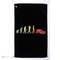 Jiu Jitsu Practitioners Gift Ideas Retro Jiu Jitsu Evolution  Golf Towel thumb 0