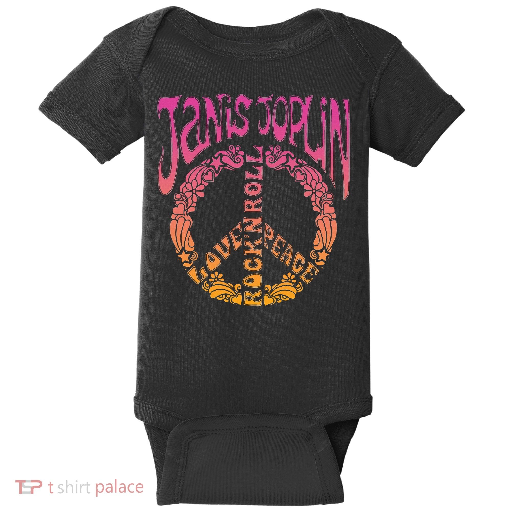 J.A.N.I.S Joplin Peace Art Nouveau Baby Bodysuit