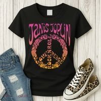J.A.N.I.S Joplin Peace Art Nouveau Women's T-Shirt thumb 3