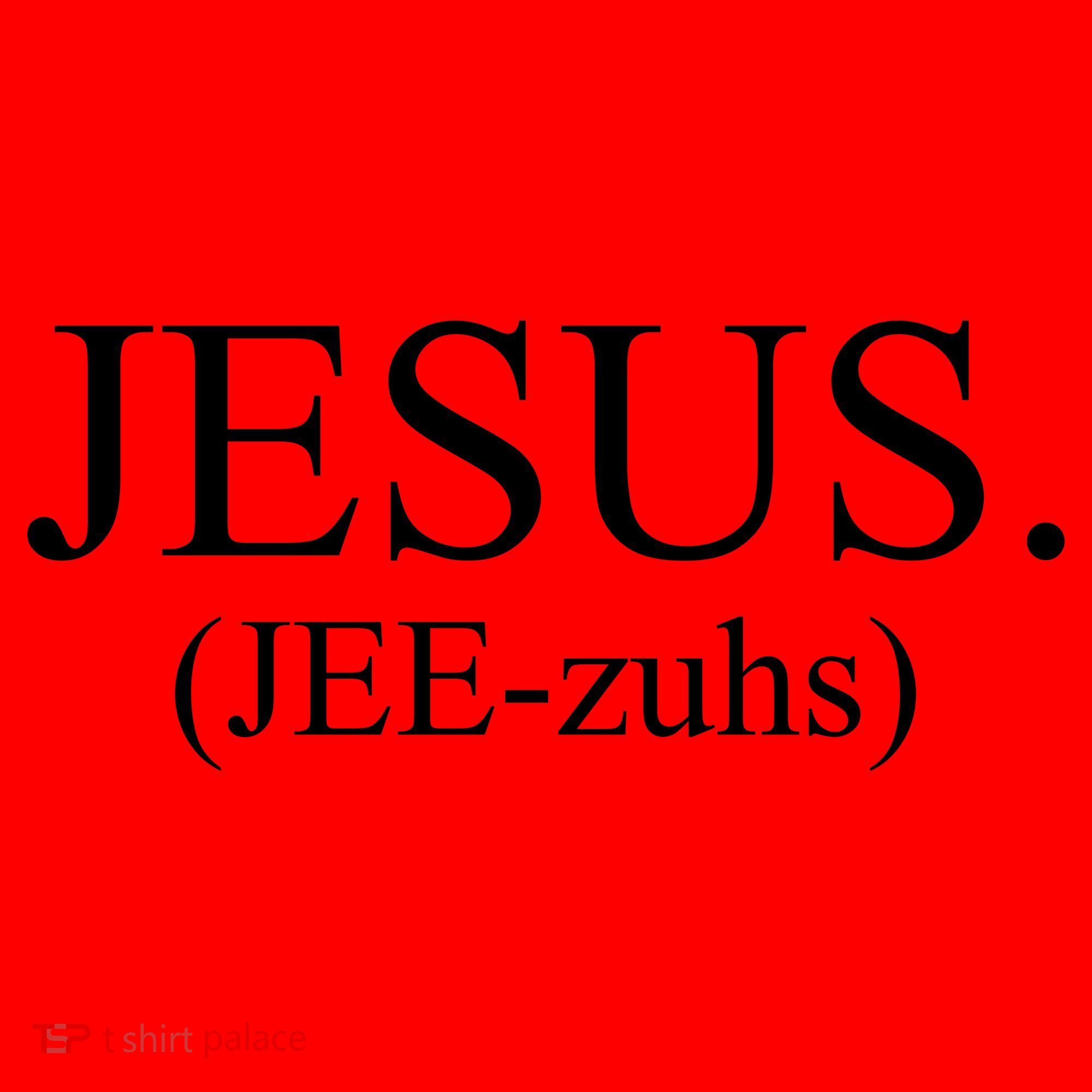 Jesus Jee-zuhs Pronunciation Santa Hat