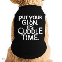 Jiu Jitsu Put Your Gi On ItS Cuddle Time Bjj Funny Doggie Tank thumb 0