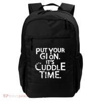 Jiu Jitsu Put Your Gi On ItS Cuddle Time Bjj Funny Backpack thumb 0