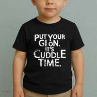 Jiu Jitsu Put Your Gi On ItS Cuddle Time Bjj Funny Toddler T-Shirt thumb 2