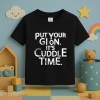 Jiu Jitsu Put Your Gi On ItS Cuddle Time Bjj Funny Toddler T-Shirt thumb 3