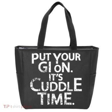 Jiu Jitsu Put Your Gi On ItS Cuddle Time Bjj Funny Tote Bag